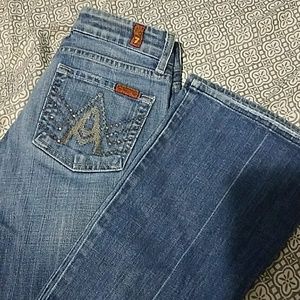 7 for all mankind A pocket jeans size 24